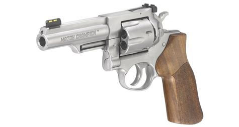 Ruger GP100 10mm front view.